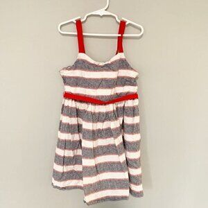 5/$25 GapKids red, white,‎ blue Christmas July 4th holiday girl's dress with tie